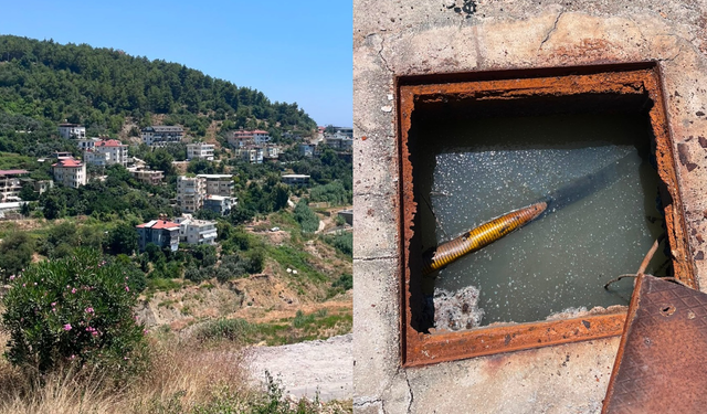 Alanya’da villaların foseptiğini Hacet Deresi’ne bağlamışlar