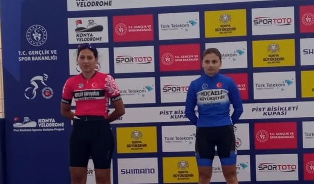 Alanyalı genç pedal, Türkiye ikincisi oldu