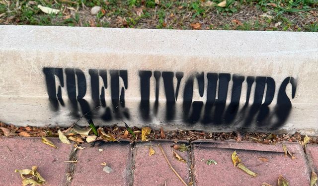 Alanya’da “Free Uyghurs” mesajı merak uyandırdı