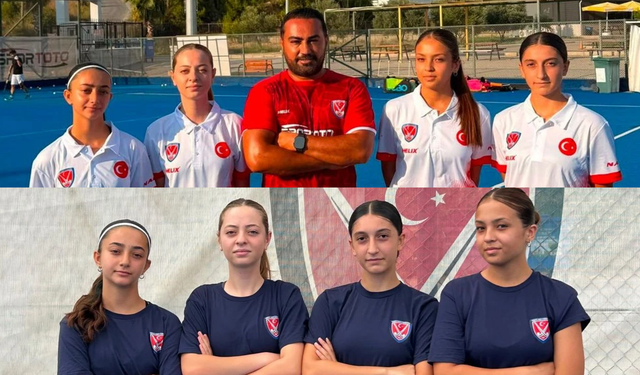Alanya’nın hokey yıldızları, milli takım kampında parlıyor
