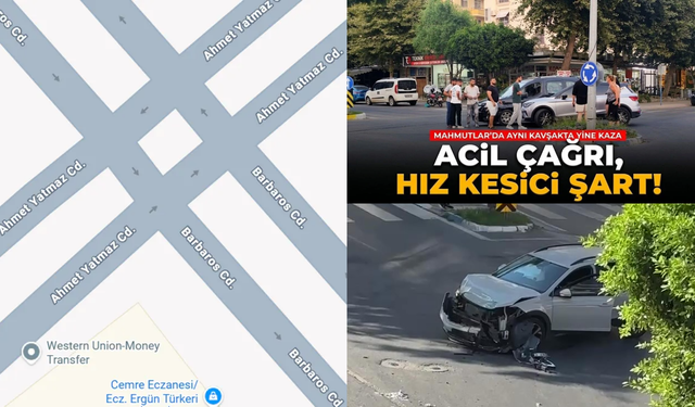 Gazete Alanya uyarmıştı! Önlem alınmayan o kavşakta yine kaza