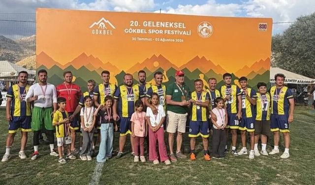 Gökbel Futbol Turnuvası'nda rüzgar gibi estiler