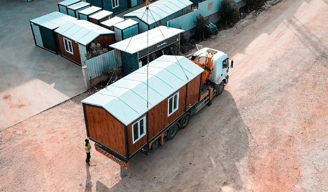 30 konteyner ev alınıyor: Alanya merkeze 20 kilometre olacak