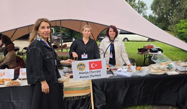 Kardeş şehir Talsi’de Alanya’nın kültürü ve yerel değerleri tanıtıldı