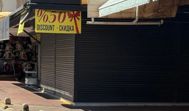 Alanya’da kepenkler açılmadı, borç kapıya dayandı