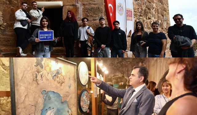 Alanya'da tarih ve sanat buluşması: Sarnıç'ta sergi rüzgârı Erasmus Days ile birleşti