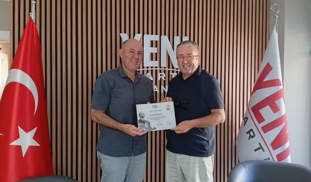 Bayram Ergün, Yeni Parti Alanya kadrosuna katıldı
