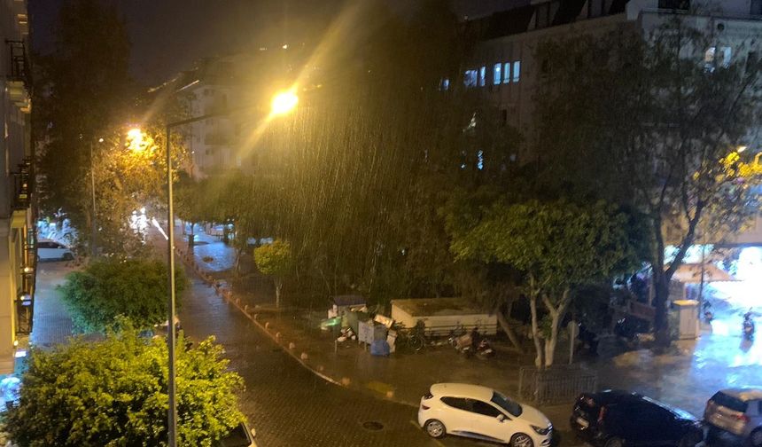Alanya’nın yağmur hasreti sona erdi