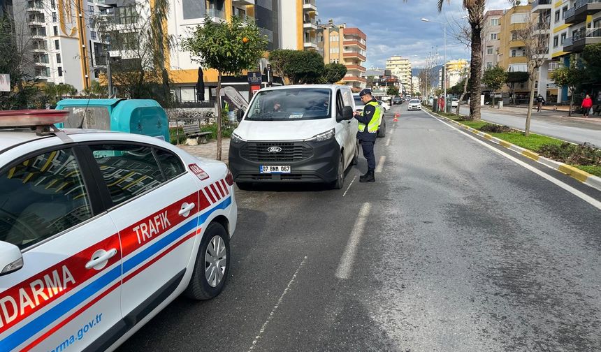 35 araç daha Alanya’da trafikten men edildi