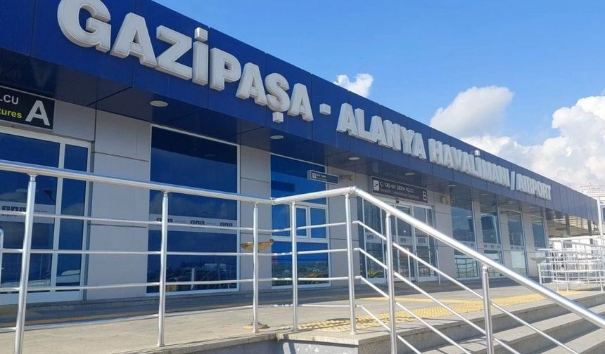 Gazipaşa-Alanya Havalimanı'nda yolcu sayısı arttı