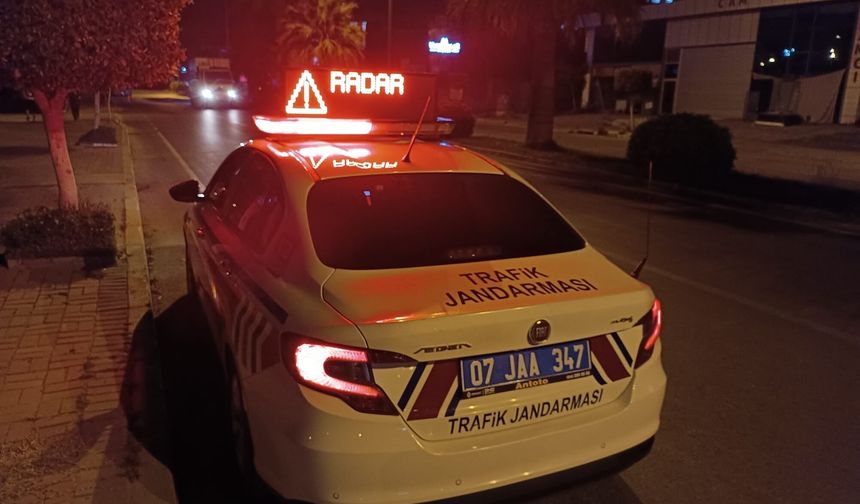 Alanya ve Antalya dikkat! Radar konumları artık cebinizde