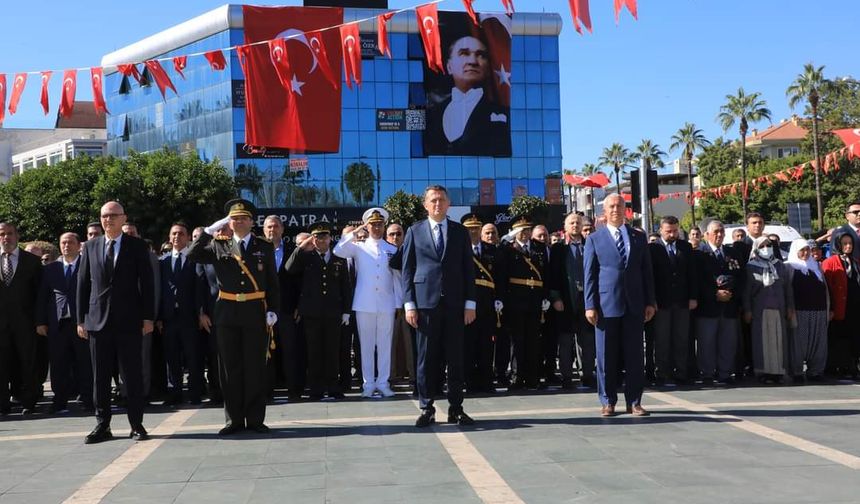 Cumhuriyet Bayramı coşkusu Alanya'yı sarıyor