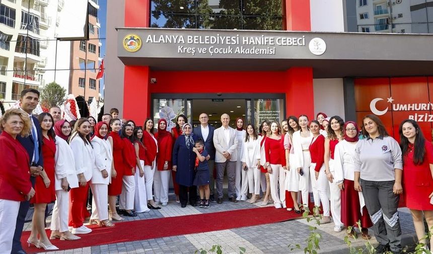 Alanya’da açılışı yapıldı, ailelerin yükü hafifliyor