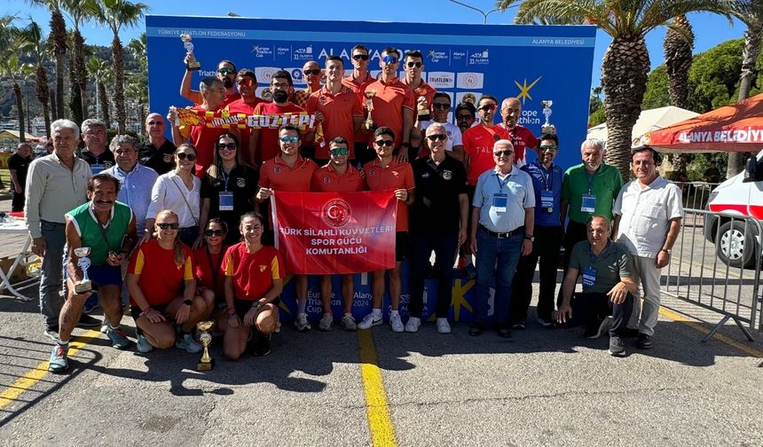 Alanya’da omuzunda 8 çiviyle şampiyon oldu