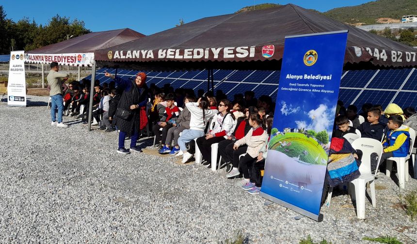 Alanya’da çocuklara çevre bilinci aşılandı