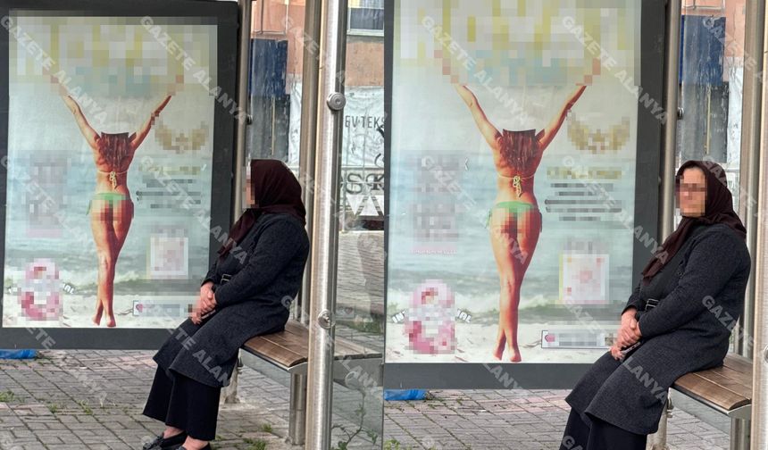 Alanya’da önce baktı, sonra farkına varıp utandı