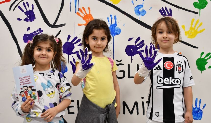 Alanya'da el hijyeni için anlamlı etkinlik: "Sağlık Ellerimizde"
