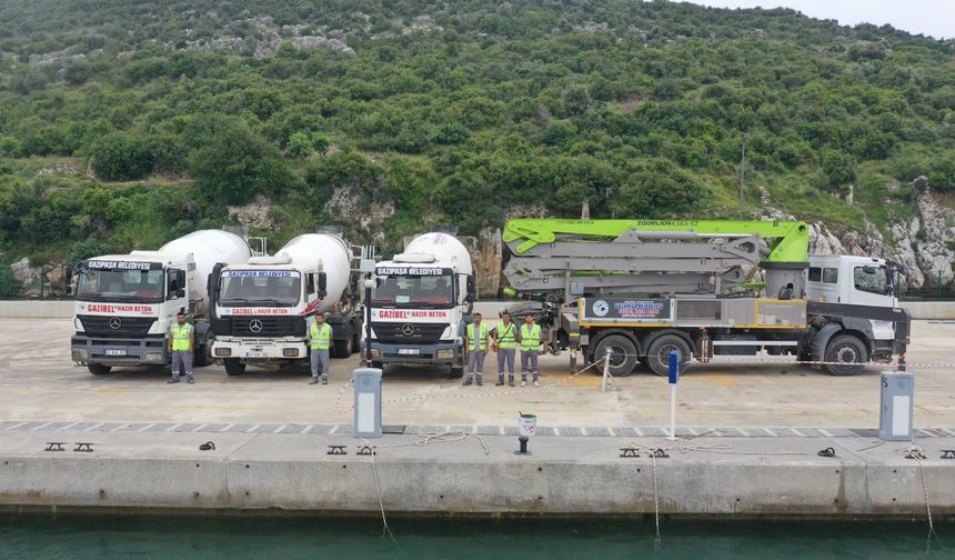 Gazipaşa Belediyesi beton santraline araç takviyesi