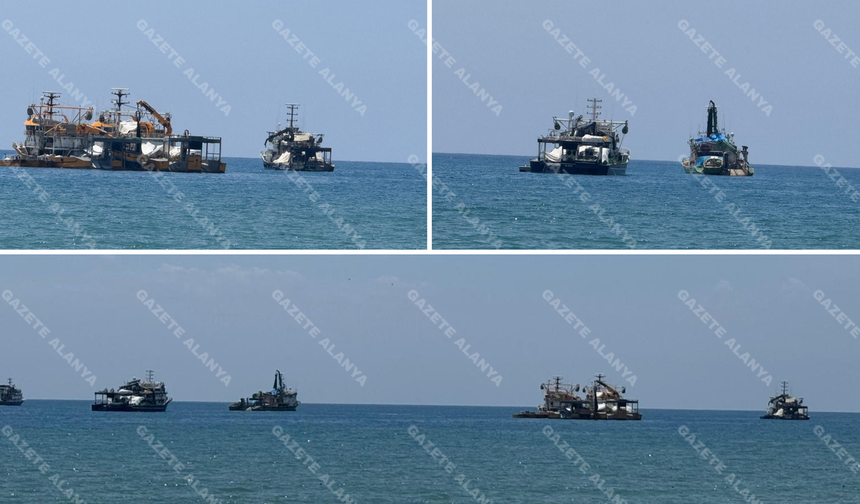 Alanya kızgın, ya Ürkmezer? Sahile devasa kafesler koyuldu