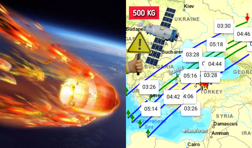 Tam 500 kilo, gökten geliyor! Alanya korkuyor, her an düşebilir