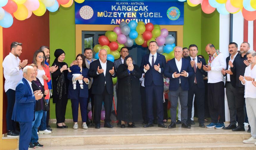 Müzeyyen Yücel Anaokulu’nun açılışı yapıldı