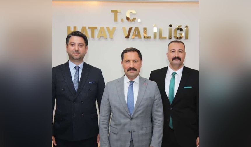 Alanya Hataylılar Derneği’nden Vali Masatlı’ya ziyaret