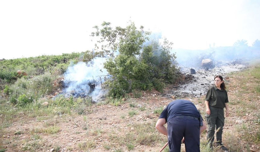 Alanya'da bir haftada 4’ncü yangın! Gözaltına alındı