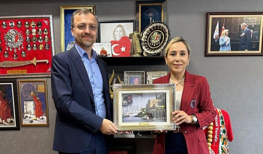 Kızılay Alanya’dan genel kurula katılım ve Çokal’a ziyaret