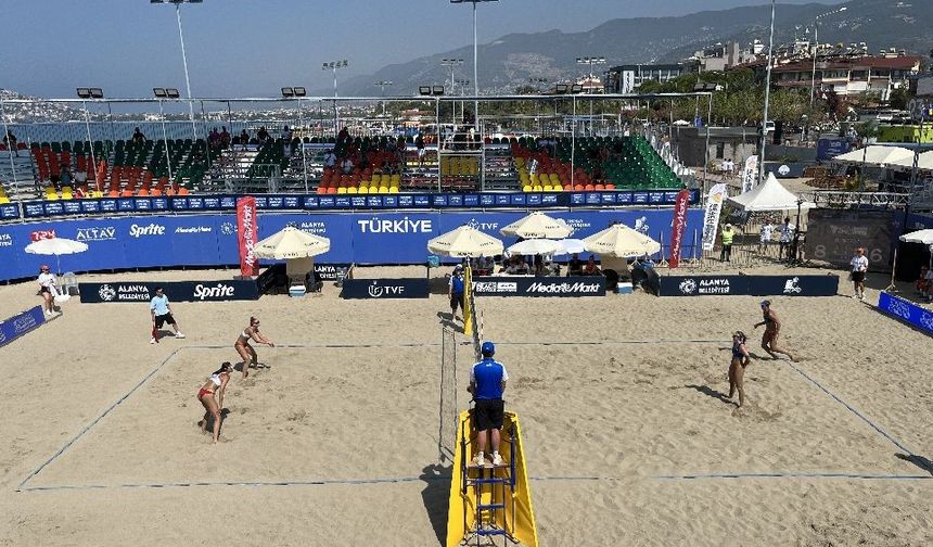 Dünya Plaj Voleybolu Pro Tur 2025 Alanya Etabı başladı
