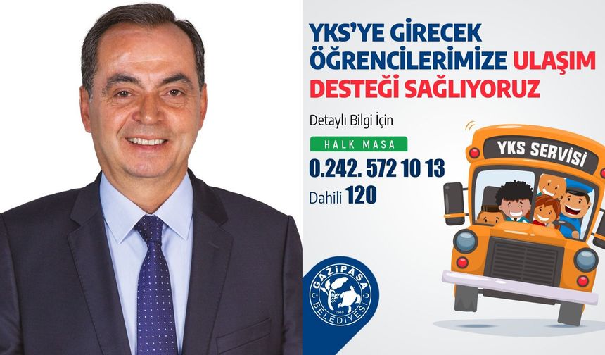 YKS öğrencilerine ücretsiz ulaşım desteği