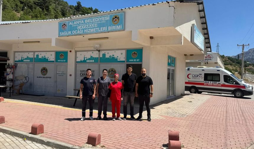 Alanya’da yaylalara kapsamlı sağlık hizmeti