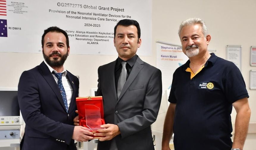 Alanya Rotary Kulübü'nden hayat veren destek