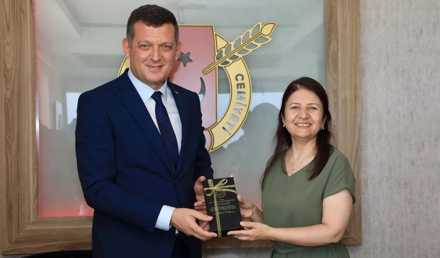 Kaymakam Ürkmezer’den AGC’ye veda ziyareti