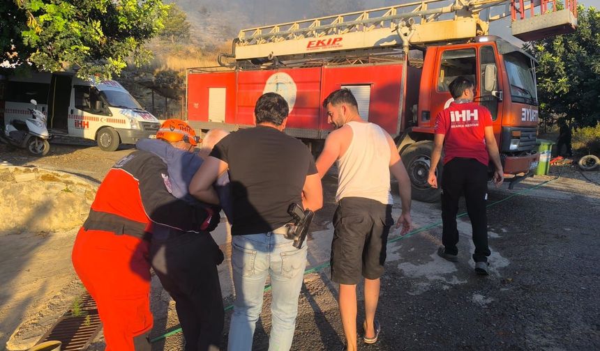 Gazipaşa’daki orman yangını kontrol edilemiyor