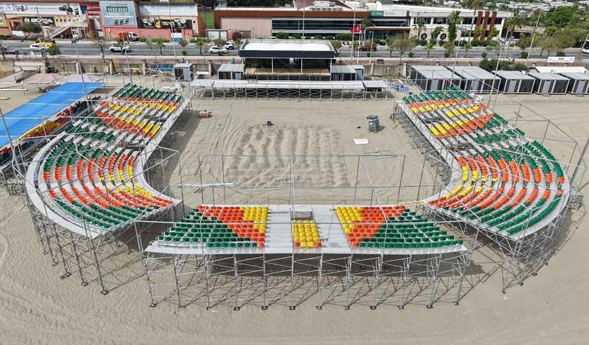 Alanya'da dev plaj voleybolu şöleni: Dünya gözüyle izlenecek turnuva başlıyor