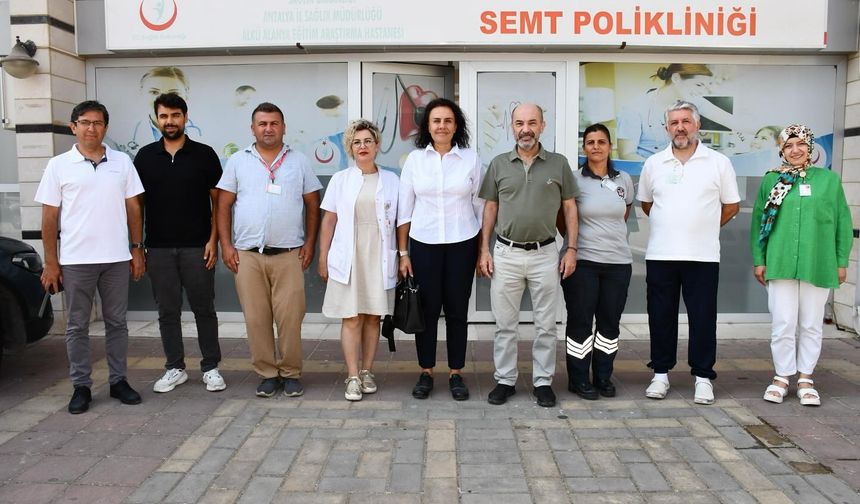 Alanya’da göreve başlar başlamaz harekete geçti