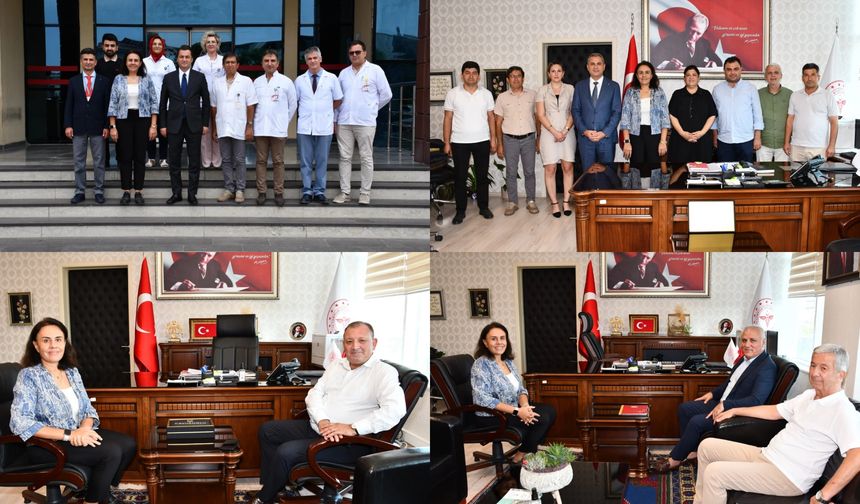 Prof. Dr. Banu Karakuş Yılmaz'a "Hayırlı Olsun" ziyaretleri