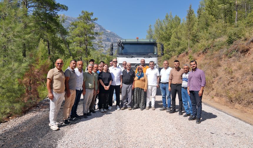 Alanya’da o yol 9 mahalleye hizmet verecek