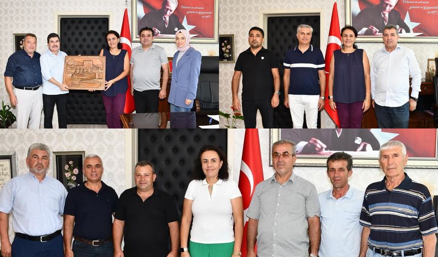Ziyaretler devam ediyor: Başhekim Yılmaz'a "Hayırlı Olsun" dediler