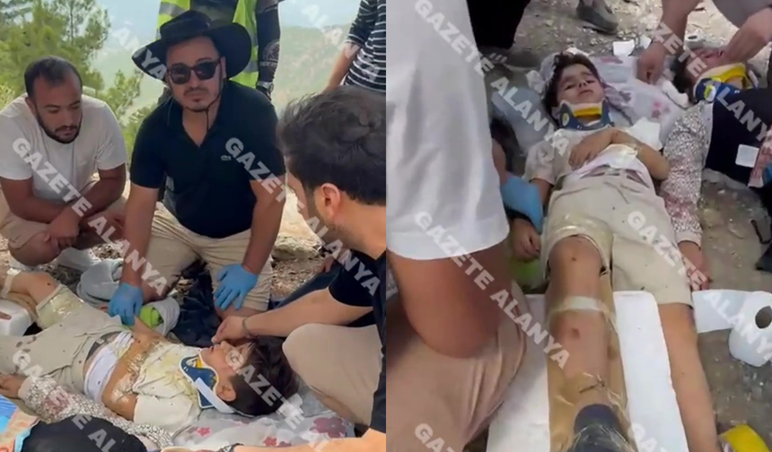 Alanya’da uçuruma düştüler! Kahraman doktor Aksoy, hayat kurtardı