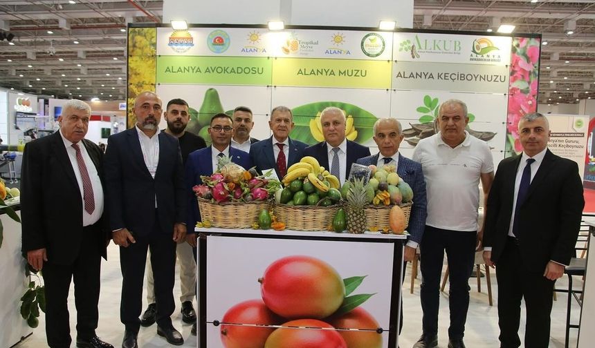 Alanya tarımı, uluslararası fuarda tanıtılıyor