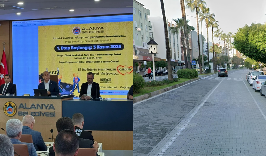 Alanya'da dev proje başlıyor! Parke taşları kalkıyor, asfalt geliyor