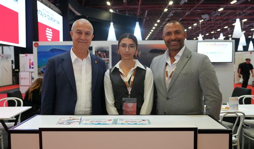 Genç gönüllü, ATF’de Alanya’yı anlattı