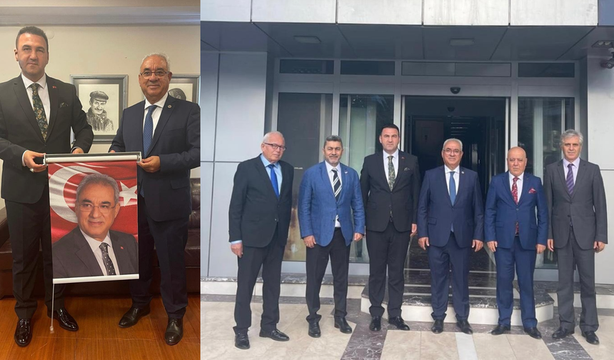 Federasyonlardan DSP Genel Başkanı Aksakal'a ziyaret