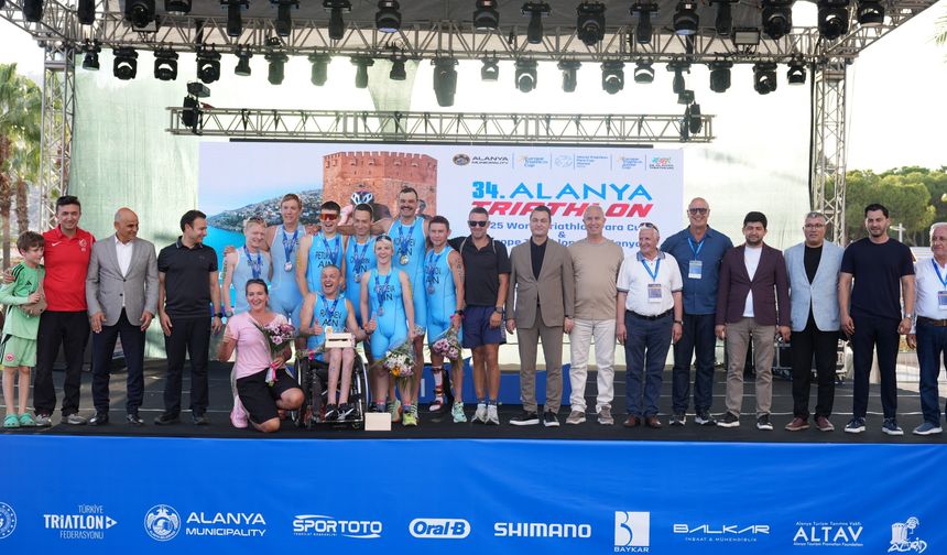 34 ülkeden 242 sporcu, Alanya'da ter döktü
