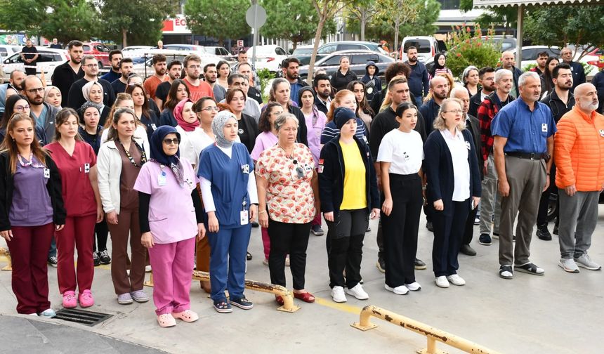 Mustafa Kemal Atatürk, Alanya Eğitim ve Araştırma Hastanesi'nde anıldı