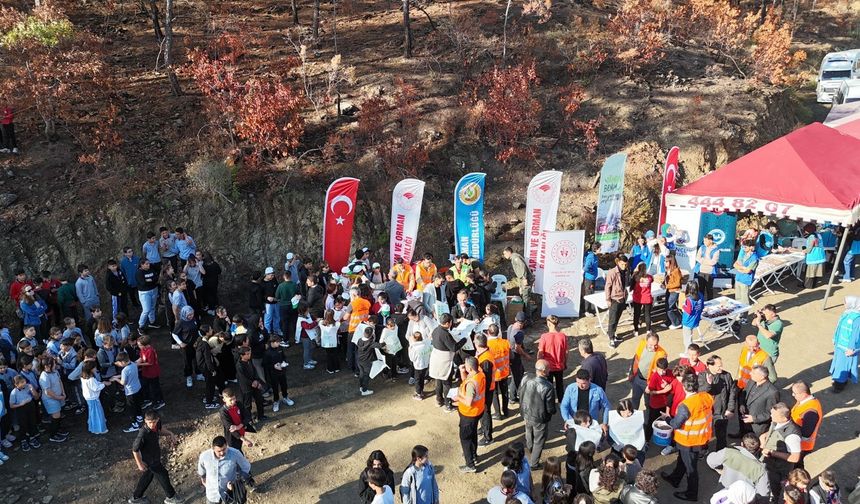 Öğrencilere yangın ve çevre bilinci eğitimi verildi