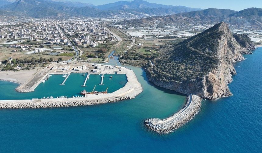 Gazipaşa Yat Limanı, 8 Kasım’da açılıyor