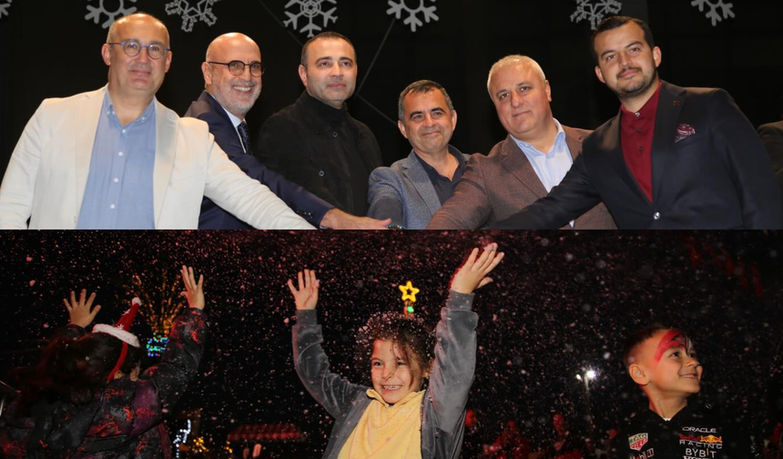 Siyaset ve iş dünyası, Alanya Noel Pazarı'nda buluştu