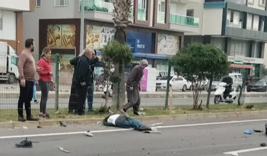 Komşuda akülü motosiklet sürücüsü ağır yaralı